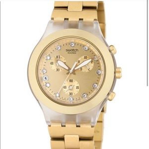 Swatch Unisex Gold Wristwatch